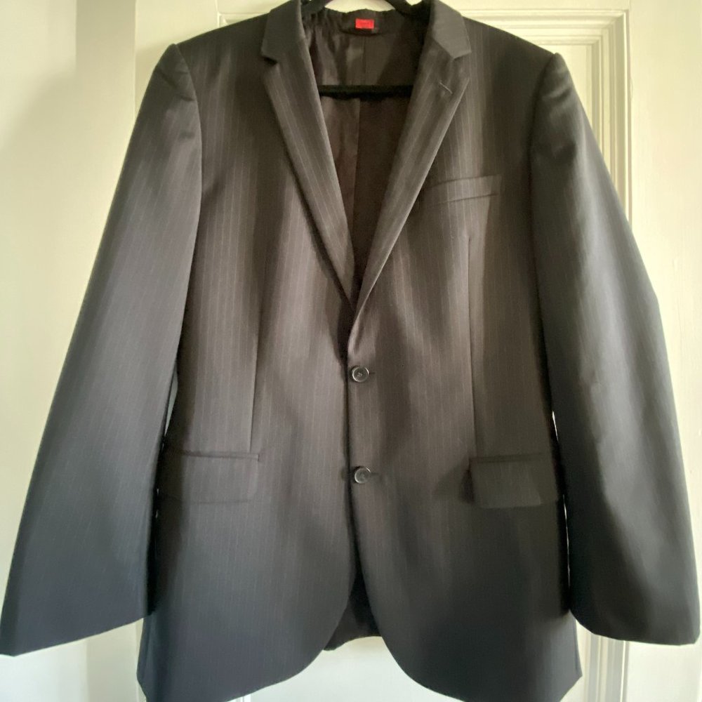 Hugo Boss Mens Suit Jacket Pinstripe 44R